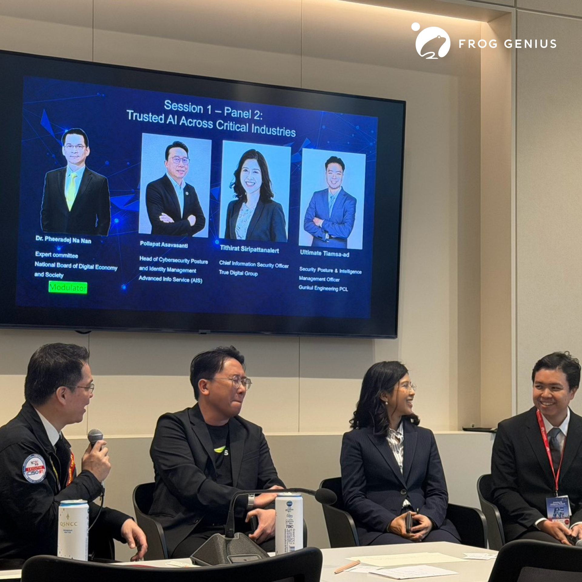 FROG GENIUS ได้รับเชิญเข้าร่วม Cyber Security Executive Roundtable