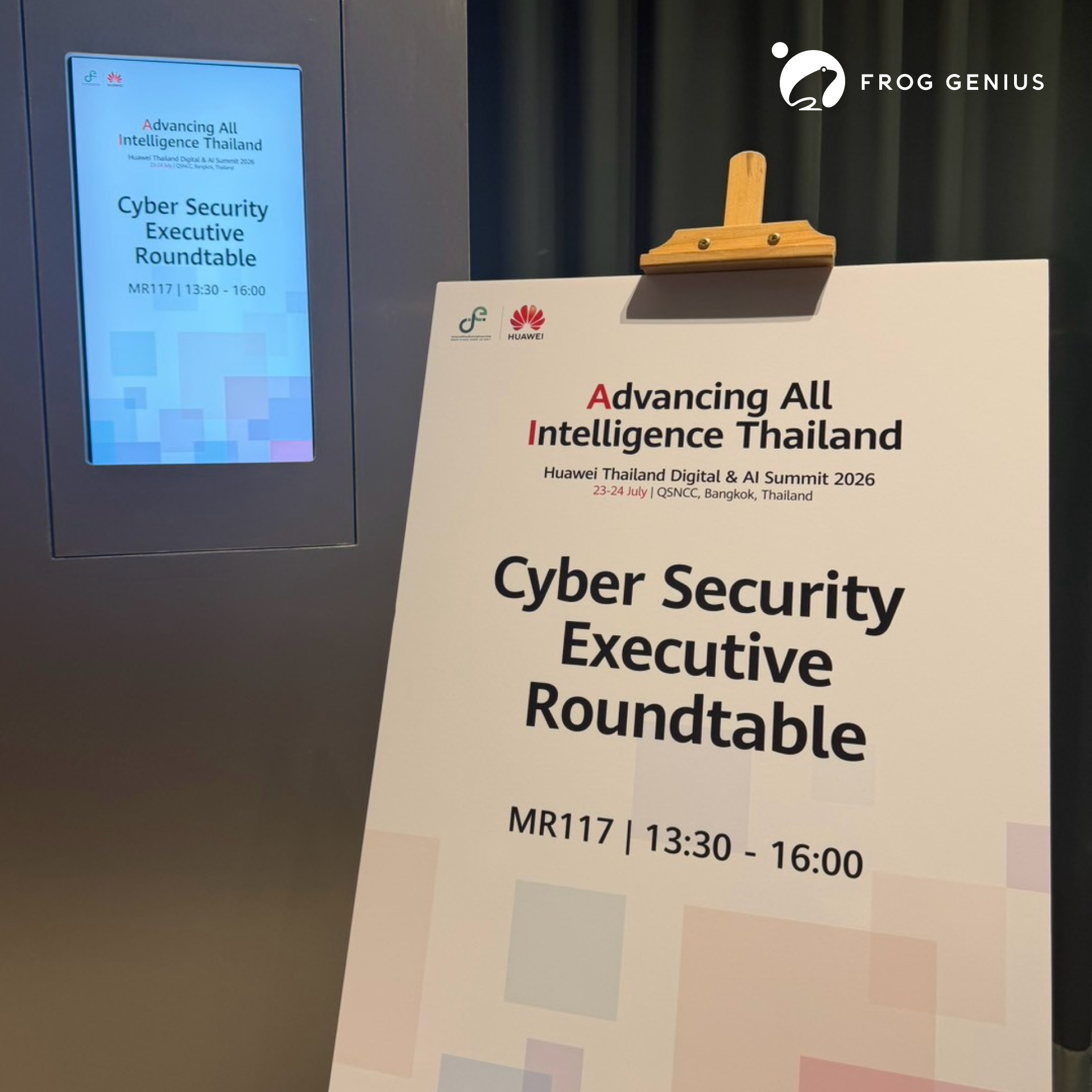 FROG GENIUS ได้รับเชิญเข้าร่วม Cyber Security Executive Roundtable
