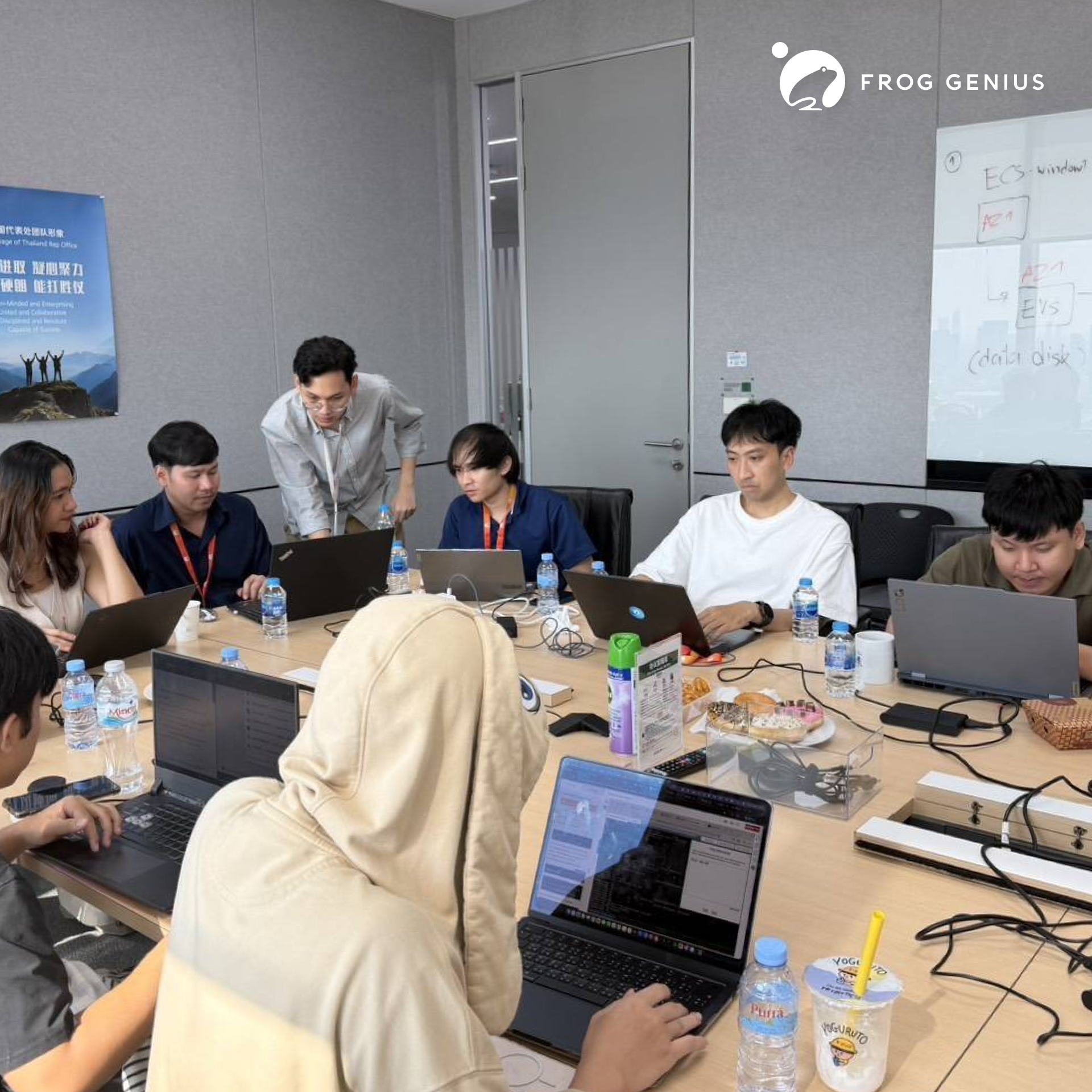 ทีม FROG GENIUS ร่วมงาน Huawei HCCDA Certificate Program