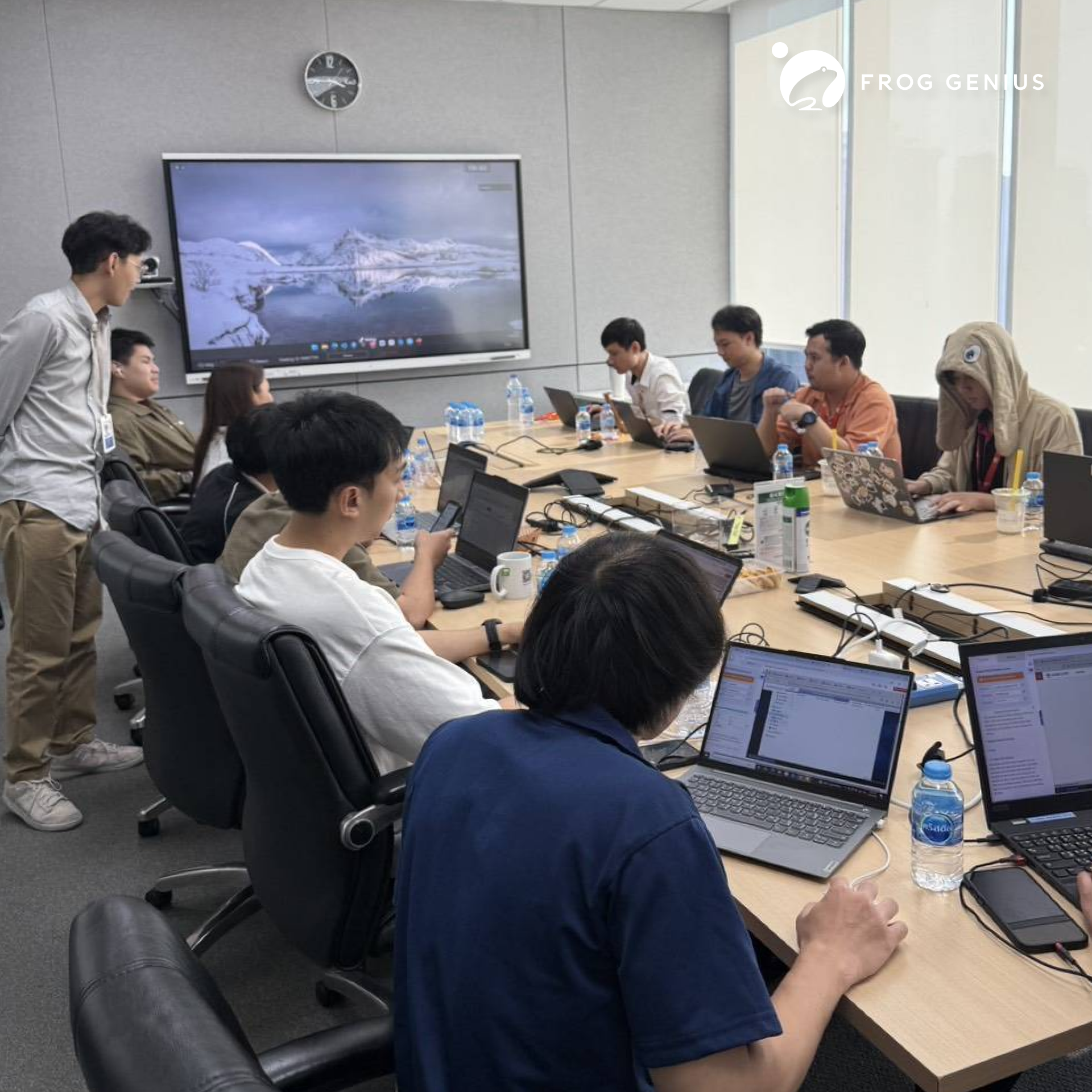 ทีม FROG GENIUS ร่วมงาน Huawei HCCDA Certificate Program
