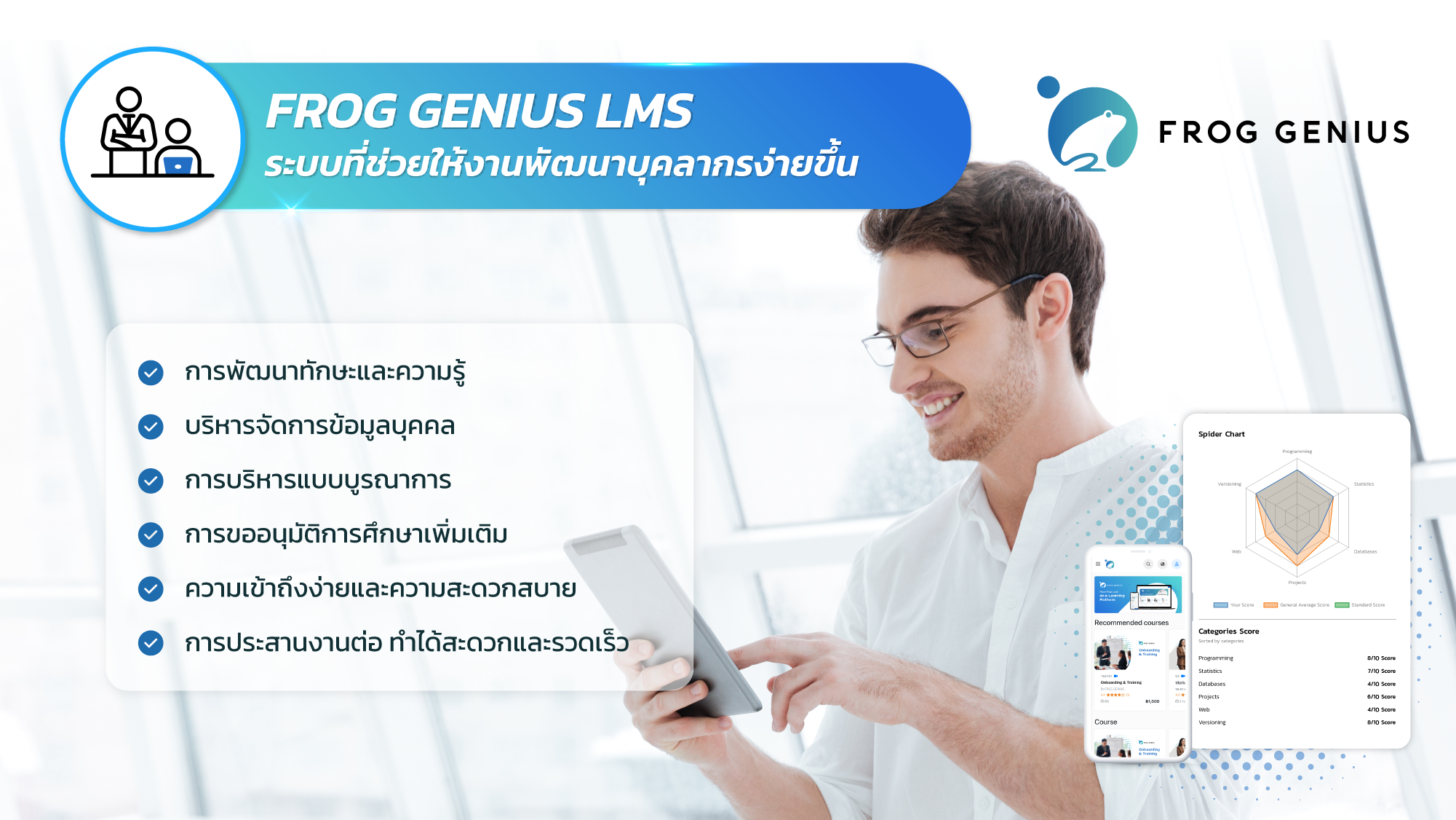 FROG GENIUS LMS ระบบที่ช่วยให้งานพัฒนาบุคลากรง่ายขึ้น